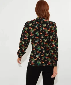 Joe Browns Woodland Wonder Jersey Print Top-Women Tops, Tunics & Blouses
