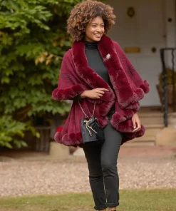 Joe Browns Wrapped In Elegance Faux Fur Wrap-Women Women's Clothing|Gifts